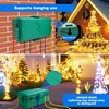 Hrensaw Medium Outdoor Electrical Box(10.6x5.5x4.5inch),IP54 Waterproof Extension Cord Cover w/6