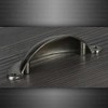 Nickel Cup Kitchen Cabinet Door Handle Cupboard Drawer Bedroom Furniture