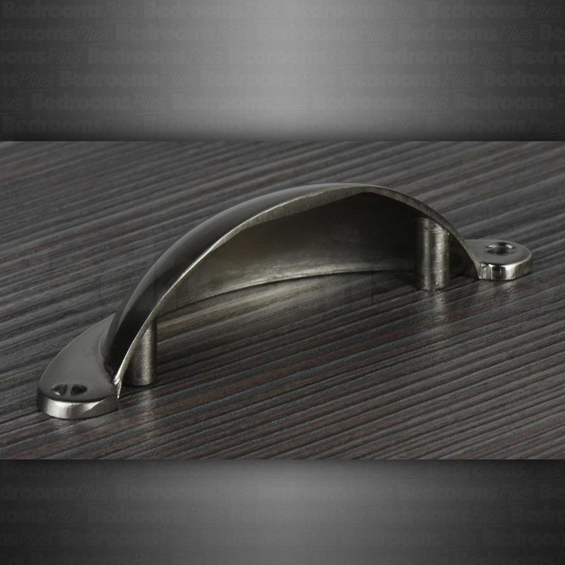 Nickel Cup Kitchen Cabinet Door Handle Cupboard Drawer Bedroom Furniture