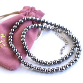 Beautéller Terahertz Necklace, 0.2 inches (6 mm), Neck Circumference Approx. 15.7 inches (40 cm)