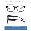 OKH Reading Glasses with Lights, Rechargeable, Bright LED Lighted Readers