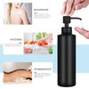 Matte Black Countertop Soap Dispenser, 11.8 oz Lotion Dispenser with