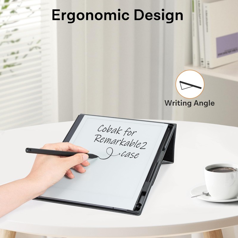 CoBak Case for Remarkable 2 -with Pen Holder and Multi-Angle