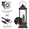 DRomance Snowman Music Snow Globe Lantern with Timer Battery Operated