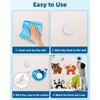 900 Pcs(450 Pairs) 0.39" Diameter Self Adhesive Dots, Hook and