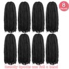Marley Twist Braiding Hair-30Inch 8packs Cuban Twist Hair Soft Marley