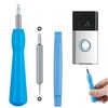 Security Screwdriver Set for Ring Doorbell, T6 T15 Double-Ended, Blue
