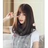 Karim Wig, Semi-Long, Straight, Cute, Full Wig, Women's, Small Face