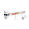 LANITI Hardware Push Bar Stainless Steel Commercial Emergency Exit Bar