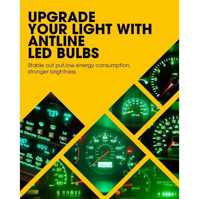 Antline T5 37 74 2721 PC74 PC37 LED Bulb Green,