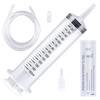 2 Pack 150ml Large Syringes with 100cm Tube for Oil