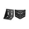 uxcell 4Pcs Inside Corner Bracket Gusset, 78x78x79mm 8080 Angle Connectors
