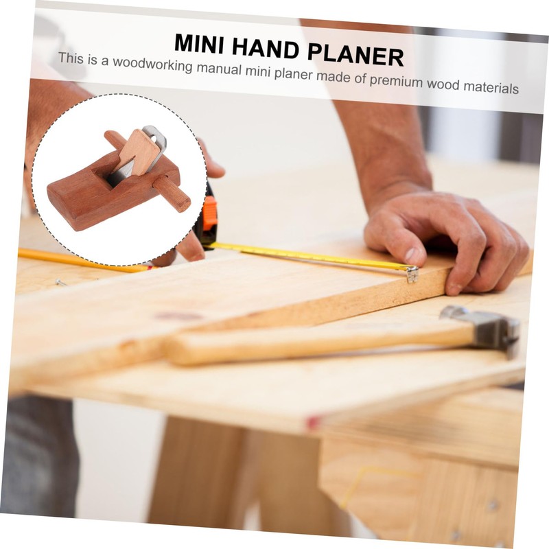 TEHAUX Mini Hand Planer Tool DIY Trimming Plane for Woodworking