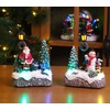 Christmas Concepts® 5"/ 13cm LED Light Up Christmas Scene (Santa