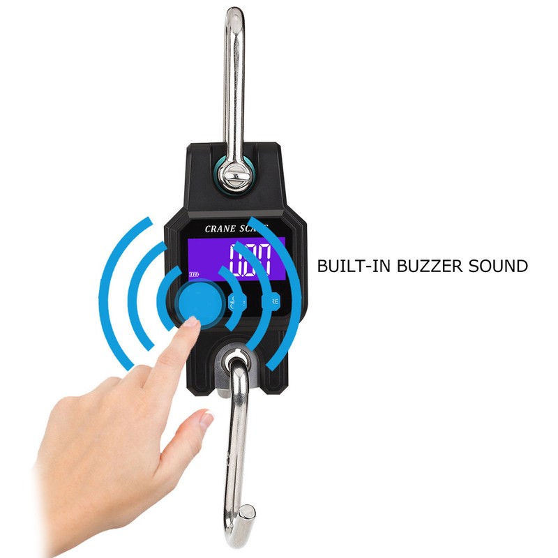 Multifunctional Crane Scale Portable Express Scale APP Charging 300kg/50g Alarm
