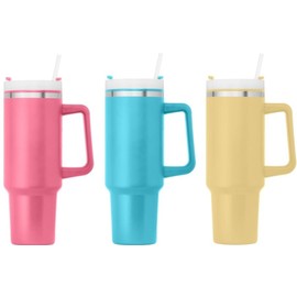 FNX Hydrosip Large Cup & Tumbler with Flexi Straw & Leakproof Lid | Stainless Steel, Dual Wall Insulated, BPA-Free | Fits Most Cup Holders | For Gym, Sports, Camping, Travel & More | Cream Colour 40oz