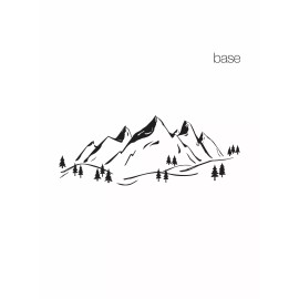 Undisclosed MOUNTAINS WALL DECAL