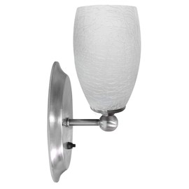 Dream lighting LED 12volt DC Glass Wall Lights for RV, Trailer, 5th Wheel, Boat, Glass Wall Sconce Light Fixture for Interior Decor Lighting-with on/Off Switch, Warm White