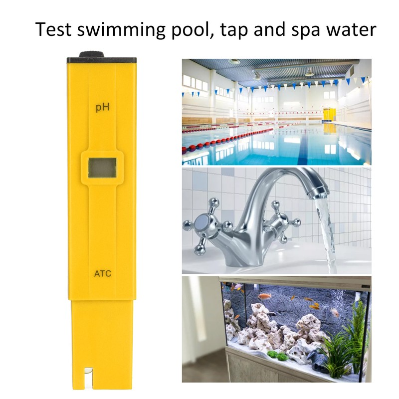 PH Meter Digital Display Small Error 0.0 to 14.0pH Measurement