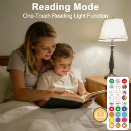 HYDONG LED Color Changing Light Bulb with Remote Control,RGB+1800K Warm Light Bulbs for Sleep,Blue Light Blocking,for Home Decoration,Bedroom,Livingroom 4 Pack