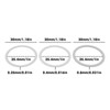 Briny River 10pcs Tiller Drive Axle Shim Kit 1” ID