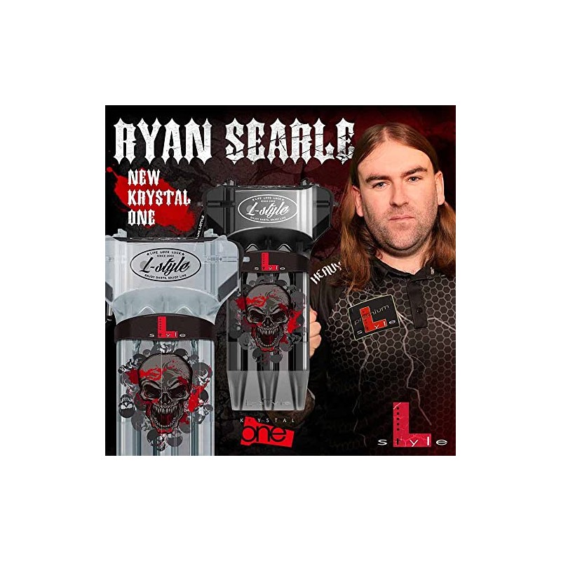 Ryan Searle L-Style Dartcase (Ryan Searle Clear), transparent