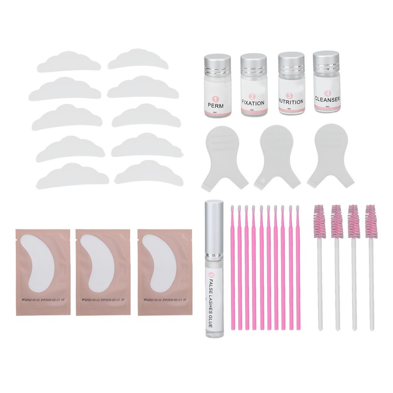 Eyebrow Lamination Kit Semipermanent Safe Moderate 6 to 8 Weeks