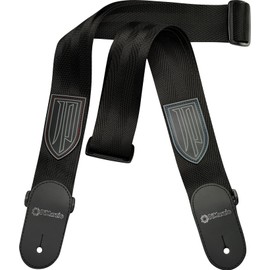 DiMarzio DD3100JPBKRD John Petrucci Signature - Nylon Standard - Black with Pink Stitching