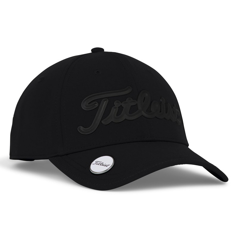 Titleist Men's Players Performance Baseball Cap, black/black, Unit size