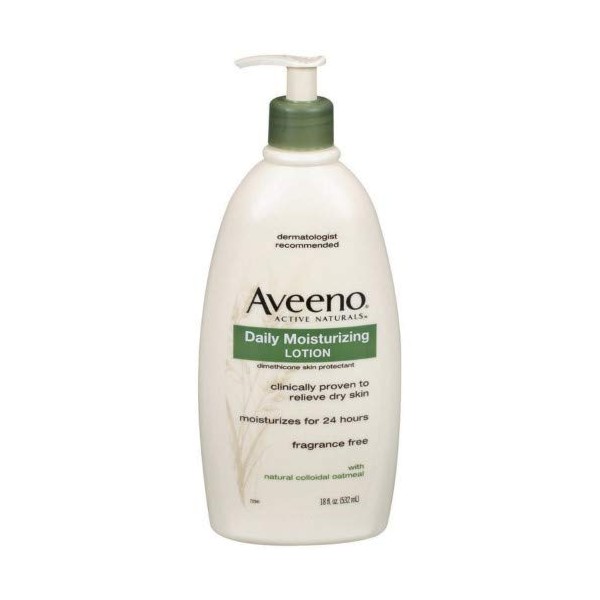 AVEENO Active Naturals Daily Moisturizing Lotion 18 oz (Pack of 12)