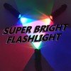 HYVCZP Scalable Blue LED Flashlight 3 Mode Powerful Long Range