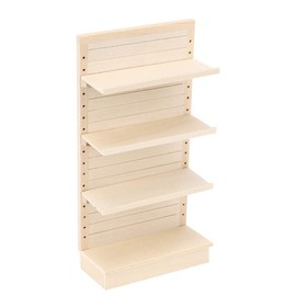 1/12 Dollhouse Miniature Supermarket Wooden Shelves Mini Model Kit 1:12 Miniature Dollhouse Decoration Dollhouse Accessories (Model:
