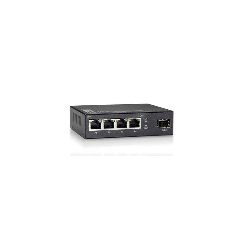 Level One Desktop Switch with 4 Gigabit Ethernet Ports and