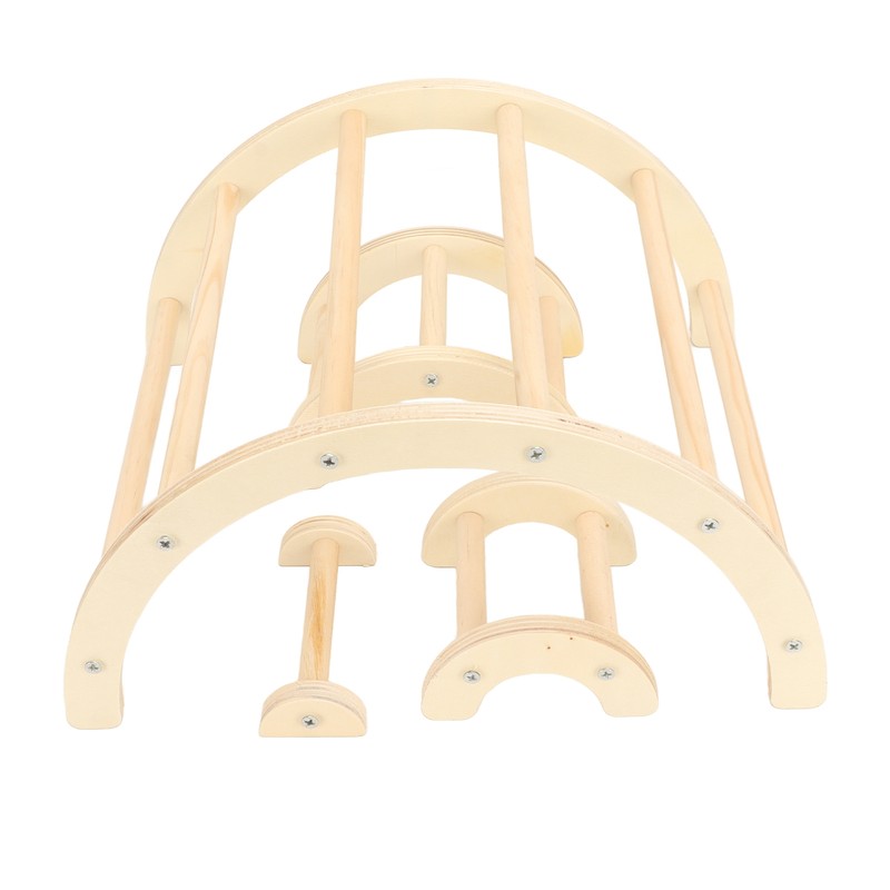 Chick Perch Paw Grinding Stable Structure Arch Shape Wooden Chicken