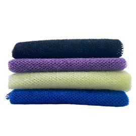 4 Streifen Afrika Tiefen-Peeling Nylon-Handtuch Africa Net Sponge,Badeschwamm Für Männer und Frauen