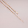 TseenYi Lightning Pendant Necklace Gold Thunder Pendant Necklace Twist Chain