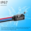 DIYhz Waterproof Momentary Hinge Roller Lever Micro Switches with Line