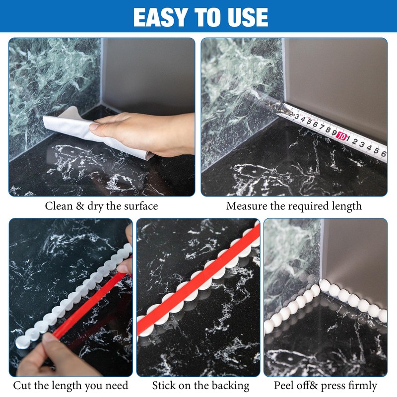 2 Pack 10ft Peel and Stick Wall Molding Trim for