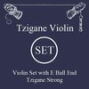 LARSEN STRINGS violin strings Tzigane multifilament fibre core set E