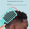 5pcs Twist Combs Ergonomic Perm Dreadlocks Curly Twist Hair Coils