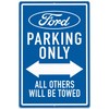 Ford Parking Only Metal Sign - Reserved Ford Wall Decor