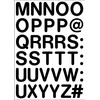 Letters and Signs Black 4 cm High Letters in High-Quality