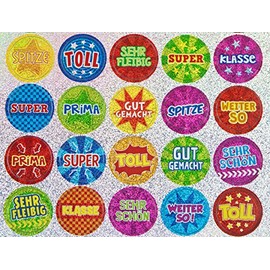 Trendhaus Trendhaus940261 Teacher Sticker Cool Style 80 Pieces, Multi-Color