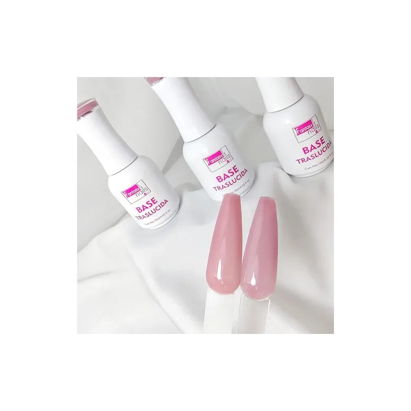 Base Trasclucida Fantasy Nails Tono Elegible 15ml Color Dusty