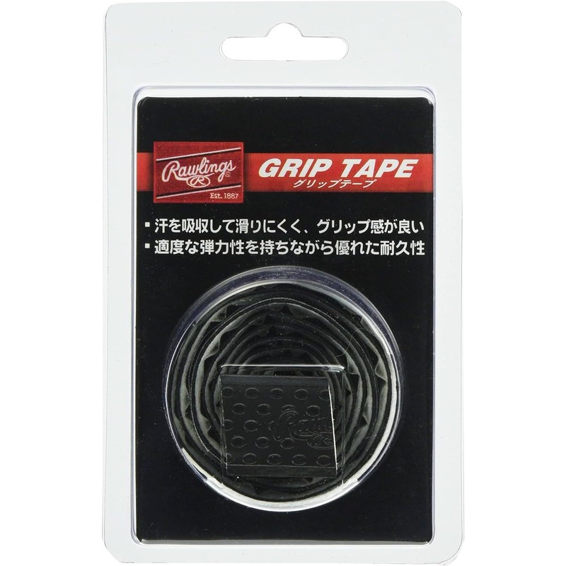 Rawlings(ローリングス) Baseball Grip Tape EACB11S01 Black Size 1020X25X1.8mm