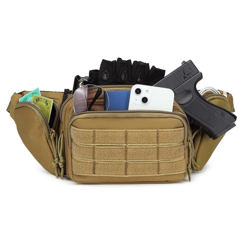 ATBP Tactical Gun Fanny Pack Concealed Carry Pistol Holster Waist