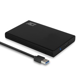 ACT 2.5 Inch Hard Drive Enclosure External SATA HDD/SSD 9.5mm USB 3.1 Support UASP Tool-Free Enclosure - AC1215