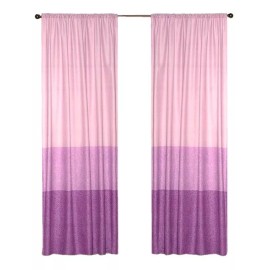 Elefantito Cortinas Doha 2 Paneles De 1.30 X 2.20 Lavanda Lila