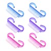 6 Pcs Nail Cleaning Brush with Handle Grip, Hand Scrubbing
