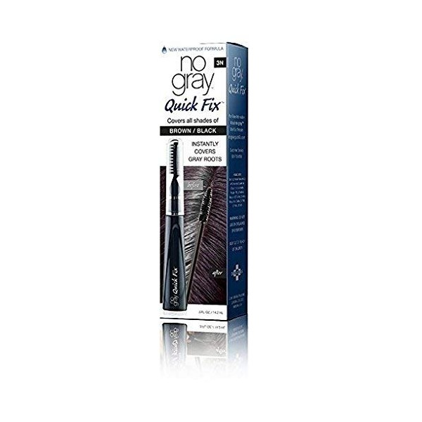 No Gray Quick Fix Instant Touch-Up for Gray Roots (Set of 1, Dark Brown)